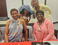 Members enjoying a chapter gathering