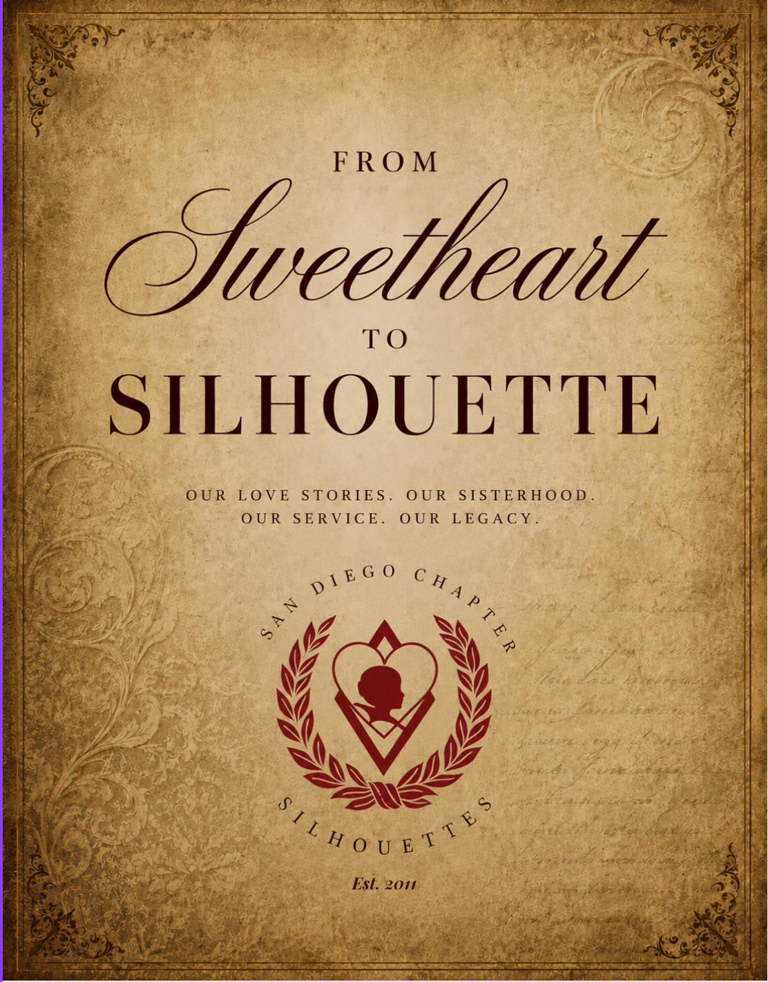 From Sweetheart to Silhouette chapter book cover